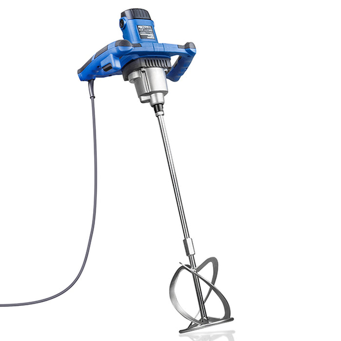Hyundai 1600W Electric Paddle Mixer with 5 Piece Trowel Set 230v/240v | HYPM1600E | 3 Year Hyundai warranty