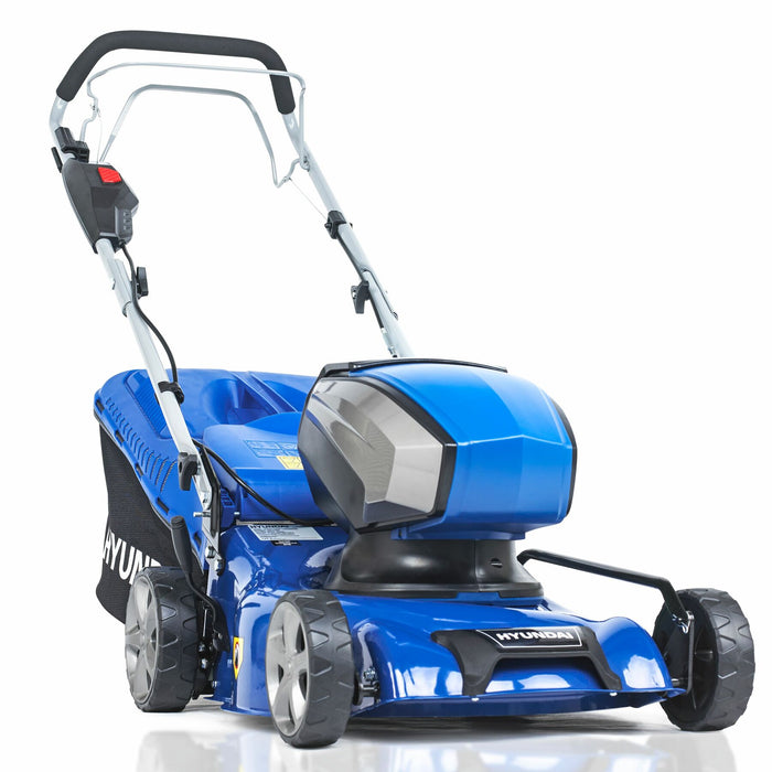 Hyundai 42cm Cordless 40v Lithium-Ion Battery Self-Propelled Lawnmower with Battery and Charger | HYM40LI420SP | 3 Year Warranty