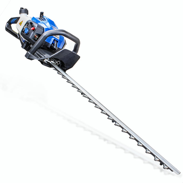 Petrol Hedge Trimmer/Pruner, 26cc 2-stroke Easy-Start, Lightweight and Anti-Vibration, 24” (60cm) Blade by Hyundai | HYHT2600X | 3 Year Warranty