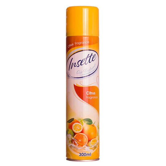 1,536 X INSETTE AIR FRESHENER CITRUS FRUITS 300ML at £1256.84 only from acutecaredirectltd.com.