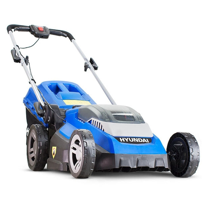 Hyundai 38cm Cordless 40v Lithium-Ion Battery Roller Lawnmower with Battery and