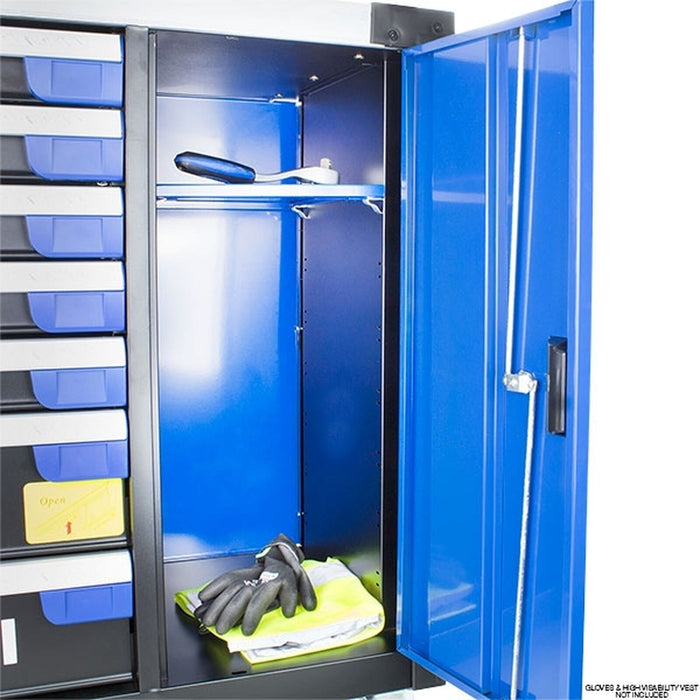 Hyundai 305 Piece 7 Drawer Caster Mounted Roller Premium Tool Chest Cabinet With