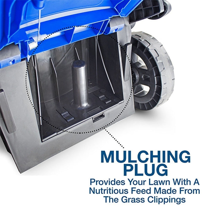 Hyundai 38cm Corded Electric 1600w/230v Roller Mulching Lawnmower | HYM3800E | 3