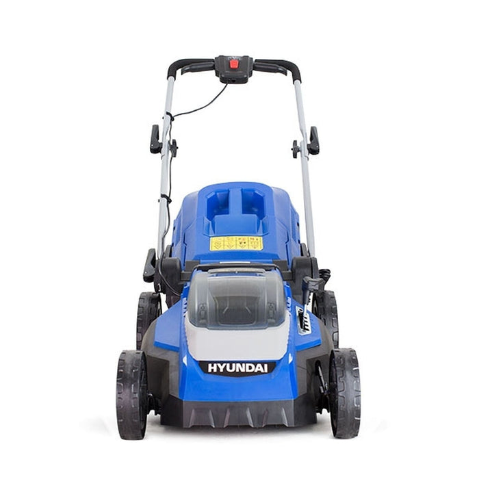 Hyundai 38cm Cordless 40v Lithium-Ion Battery Roller Lawnmower with Battery and