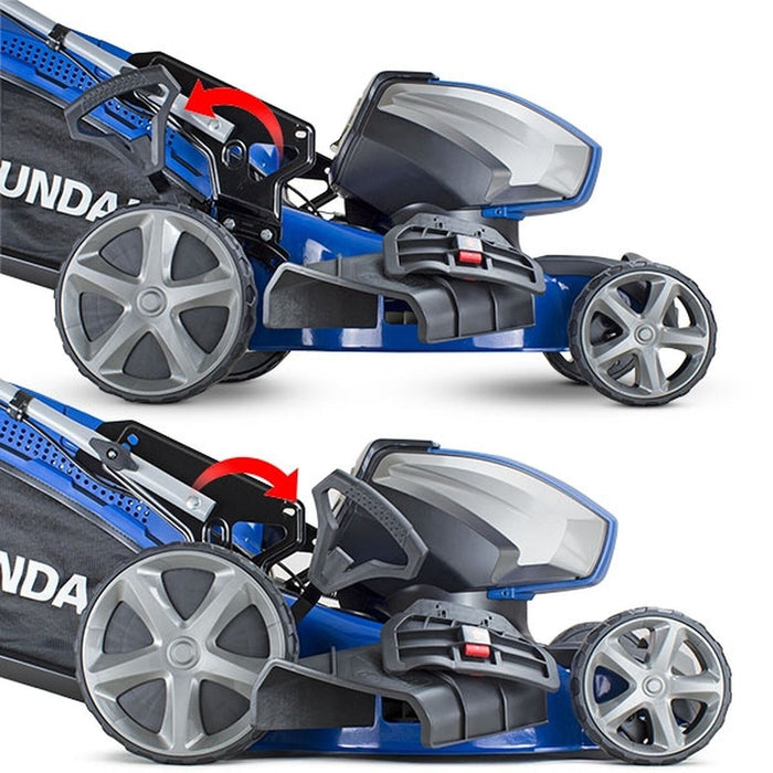 Hyundai 18"/45cm Cordless 80v Lithium-Ion Battery Self Propelled Lawnmower with