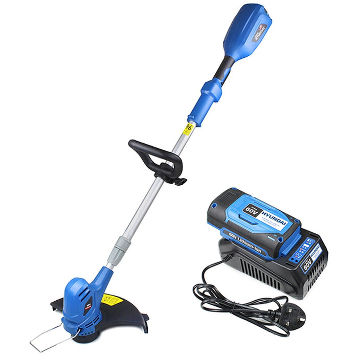 Hyundai 60v Lithium-ion Cordless Battery Grass Trimmer With Battery and Charger