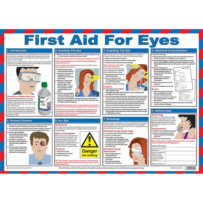 First Aid For Eyes Poster