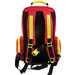 Emergency Backpack, Large, Polyester, Red