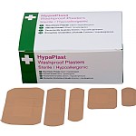 HypaPlast Pink Washproof Plasters, Assorted (Pack of 100)