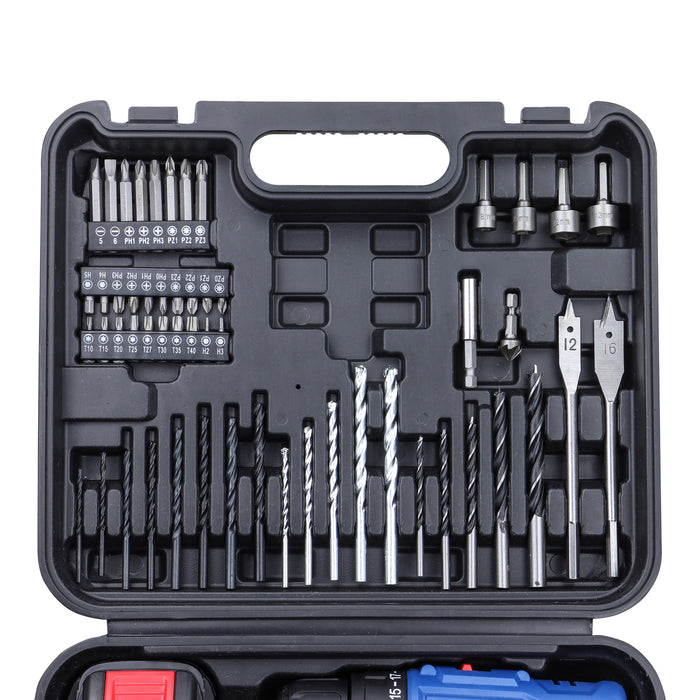 Hyundai 18v 1.5AH Li-Ion Cordless Drill with 54 Piece Drill Accessory Kit | HY2175 | 1 Year Warranty