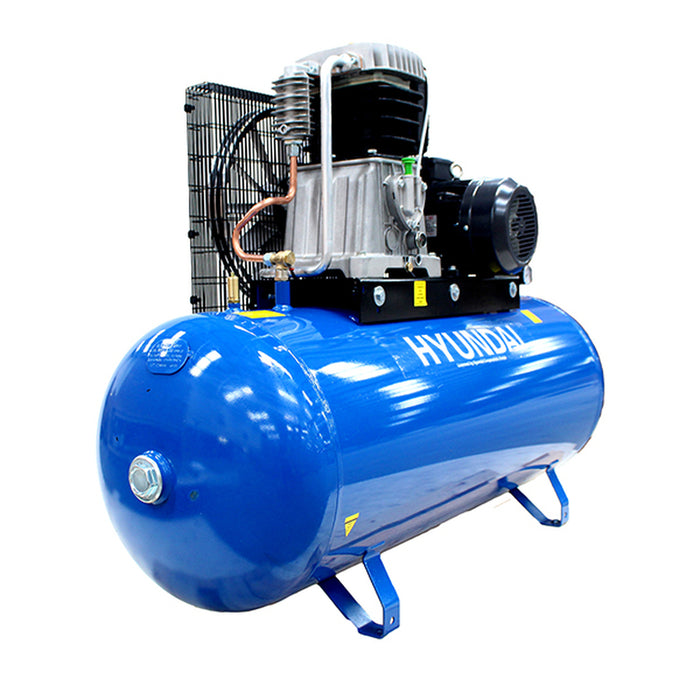Hyundai 270 Litre Air Compressor, 21CFM/145psi, 3-Phase Pro-series 7.5hp | HY75270-3 | 2 Year Hyundai warranty