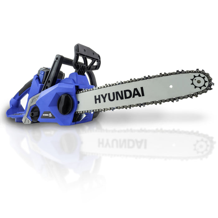 Hyundai 40V Lithium-Ion Battery Powered Cordless Chainsaw | HYC40LI | 3 Year Warranty