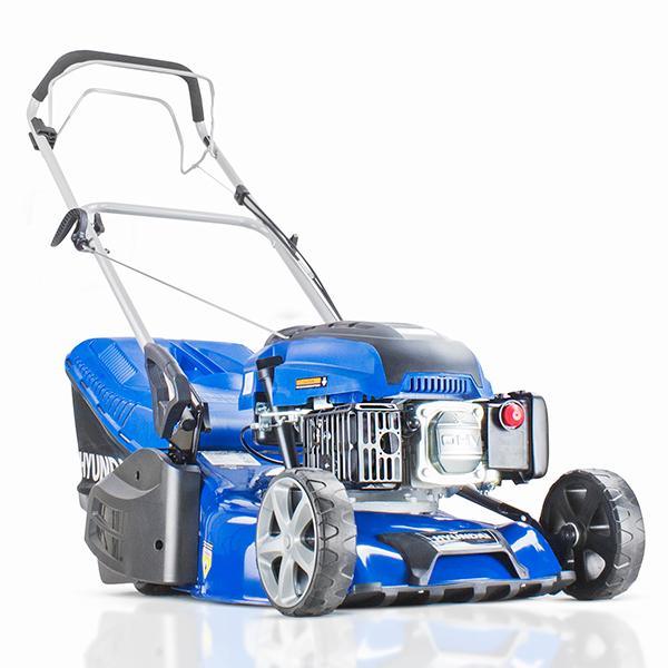 Hyundai Self-Propelled Petrol Roller Lawnmower | Hyundai 17"/43cm 139cc | 3 Year Platinum Warranty