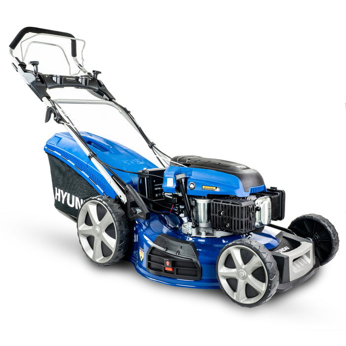 Hyundai 22”/56cm 196cc 4-in-1 Electric-Start Self-Propelled Petrol Lawnmower | HYM560SPE | 3 Year Warranty