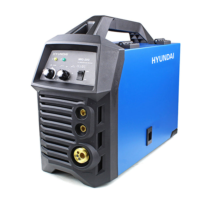 Hyundai 200Amp MIG/MMA(ARC) Inverter Welder, 230V Single Phase | HYMIG200 | 2 Year Warranty