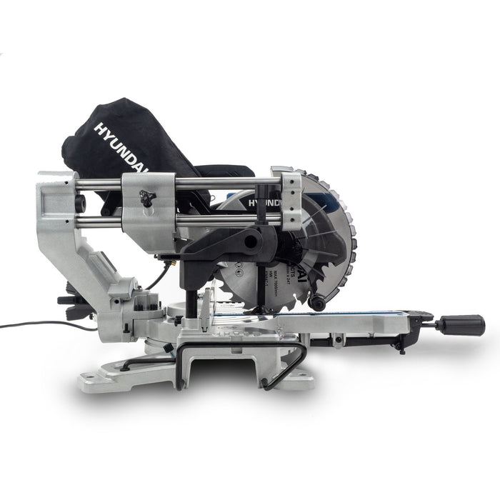 Hyundai 1500W Electric Mitre Saw / Chop Saw with 210mm Blade, 230V | HYMS1500E  | 3 Year Warranty