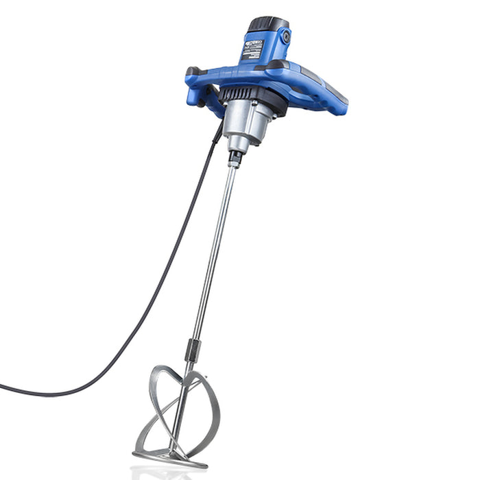 Hyundai 1600W Electric Paddle Mixer with 5 Piece Trowel Set 230v/240v | HYPM1600E  | 3 Year Hyundai warranty