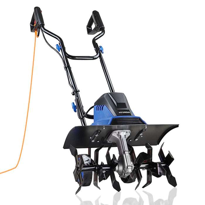 Hyundai 1500W 450mm Electric Garden Tiller, Cultivator, Rotovator and Rototiller | HYT1500E