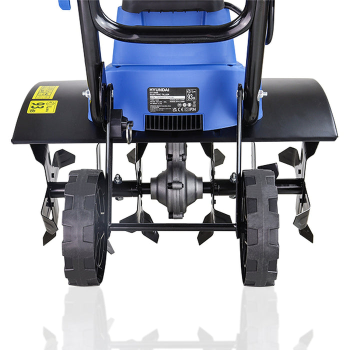 Hyundai 1500W 450mm Electric Garden Tiller, Cultivator, Rotovator and Rototiller | HYT1500E