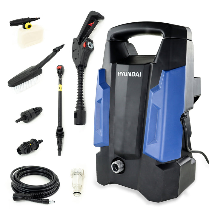 Hyundai 1700W 1740psi / 120bar Electric Pressure Washer | HYW1700E