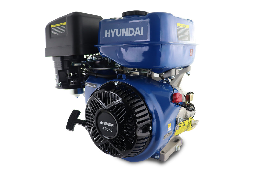 Hyundai 457cc 15hp 25mm Horizontal Straight Shaft Petrol Engine, 4-Stroke, OHV | IC460X-25 | 2 Year Warranty