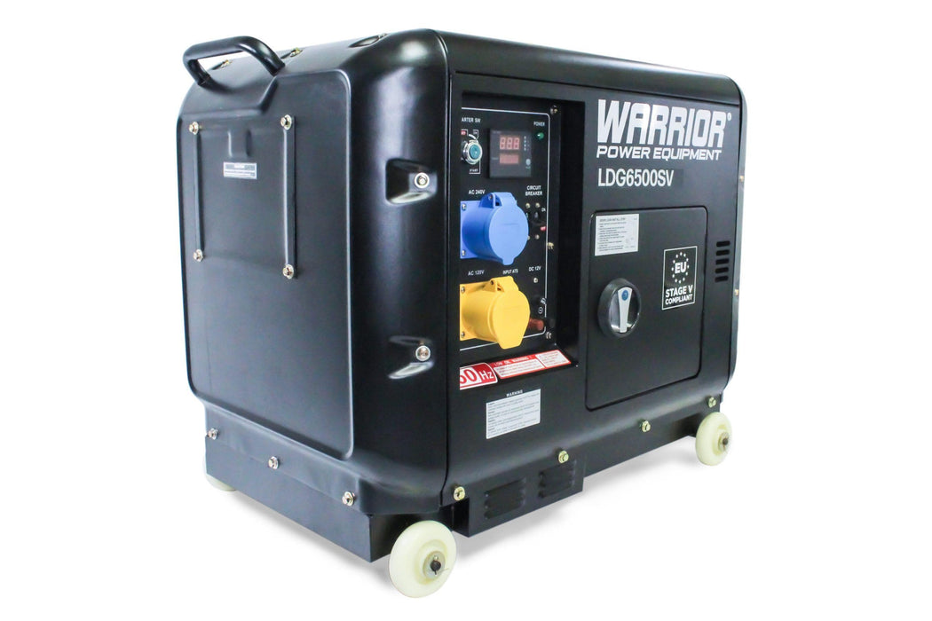 Warrior LDG6500SV 5KW 1PH Diesel Generator