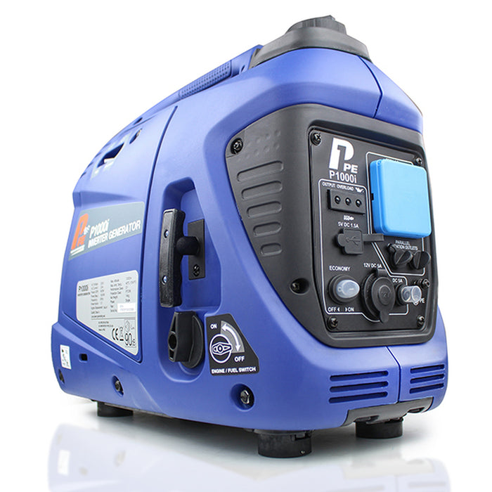 P1 1000W Portable Petrol Inverter Suitcase Generator (Powered by Hyundai) | P1000i | 2 Year Warranty