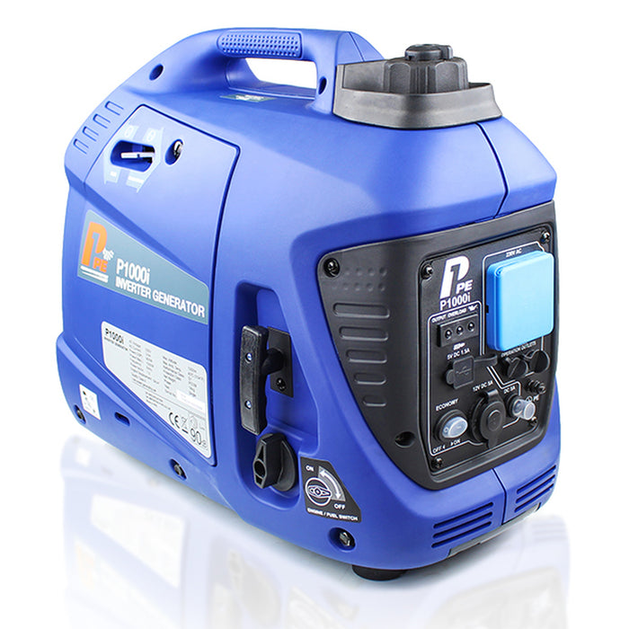 P1 1000W Portable Petrol Inverter Suitcase Generator (Powered by Hyundai) | P1000i | 2 Year Warranty