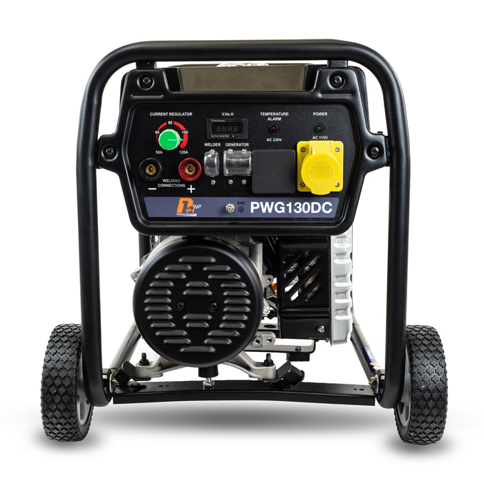 P1 3.2kW / 4kVa Petrol Welder Generator, 120 Amp DC Welder by Position 1 Power Equipment | PWG130DC | 2 Year Warranty