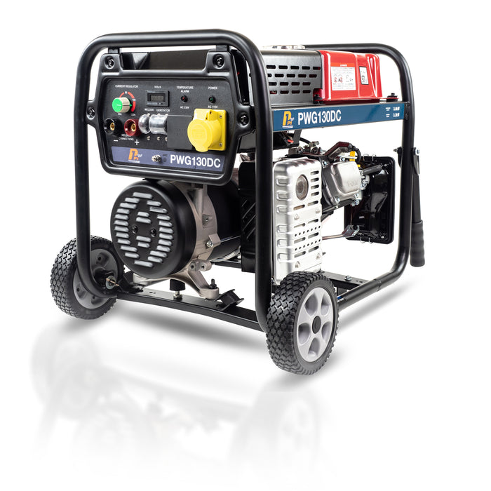 P1 3.2kW / 4kVa Petrol Welder Generator, 120 Amp DC Welder by Position 1 Power Equipment | PWG130DC | 2 Year Warranty