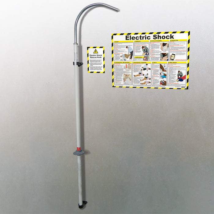 Electric Shock Rescue Hook with FREE Poster