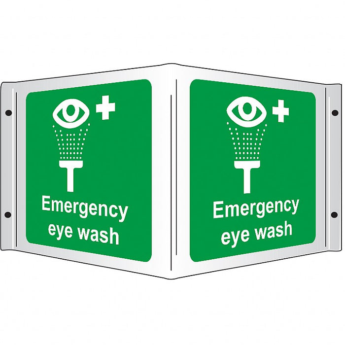 Eyewash 3D Projecting Sign, 43x20cm