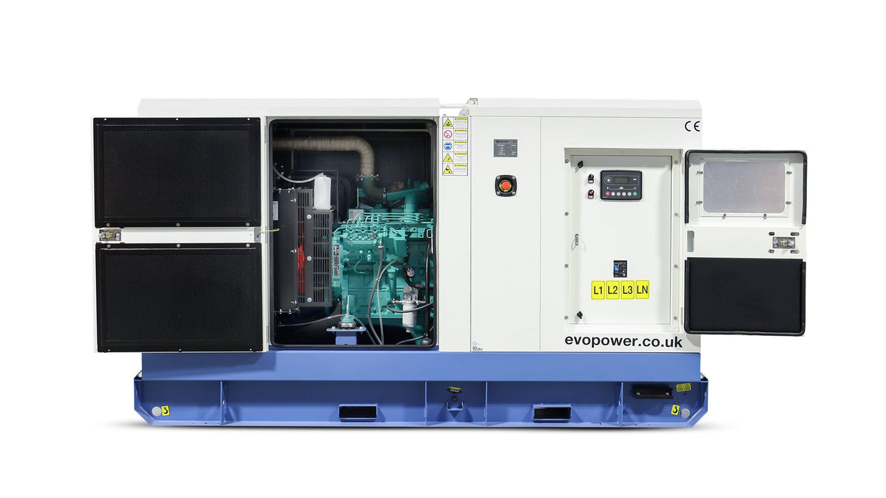 110KVA Cummins Evopower Powered Diesel Generator- 2 Year Platinum Warranty