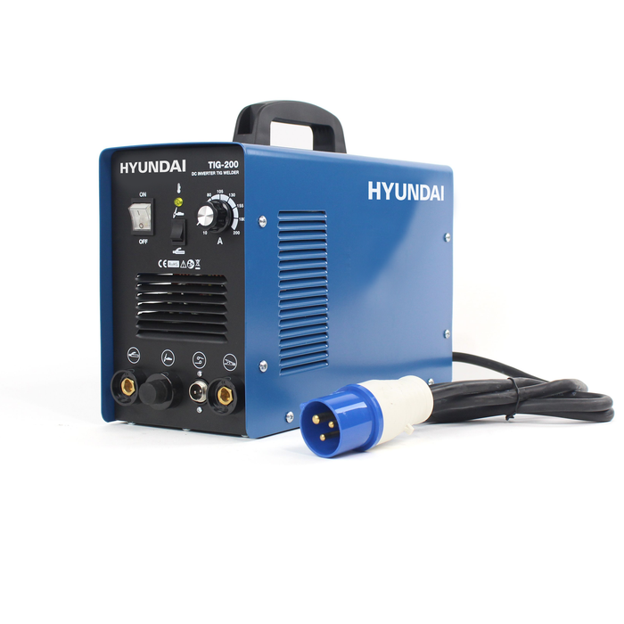 Hyundai 200Amp TIG/MMA/ARC Inverter Welder, 230V Single Phase | HYTIG200 | 2 Year Warranty