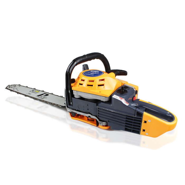 P1 Petrol Chainsaw with 62cc Hyundai Engine, 20" Bar, Easy-Start - Includes 2 Chains and Bag | P6220C | 2 Year Warranty