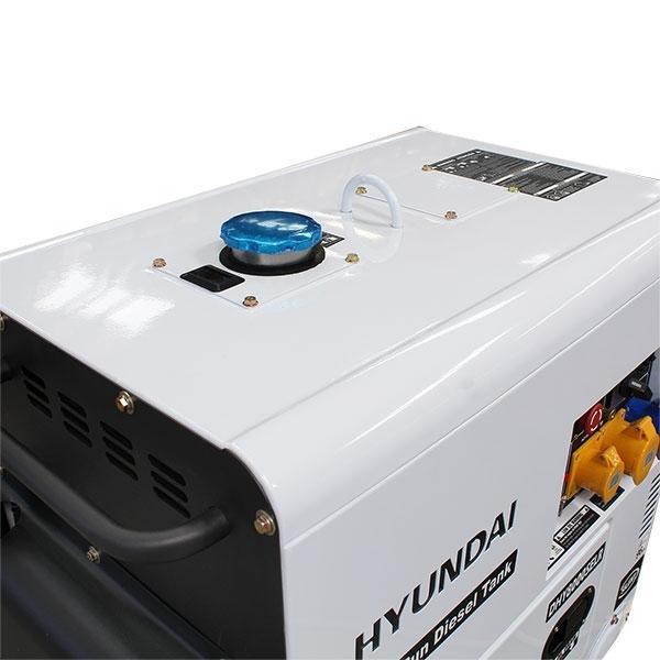 Hyundai Silenced Standby Single Phase Diesel Generator | Hyundai 5.2kW/6.5kVA | 1 Year Platinum Warranty | Standby Generator for Home or Business