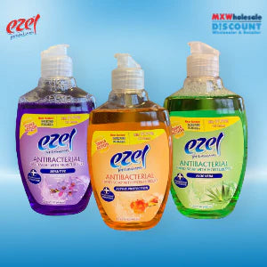 1,800 X EZEL ANTIBACTERIAL HAND WASH SOAP 400ML at £1138.88 only from acutecaredirectltd.com.