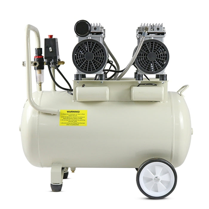 Hyundai 50 Litre Air Compressor, 11CFM/100psi, Oil Free, Low Noise, Electric 2hp | HY27550 | 2 Year Hyundai warranty