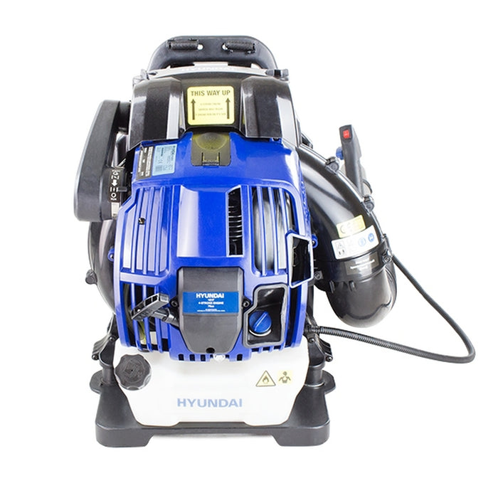 Hyundai 76cc 4-Stroke Backpack Petrol Leaf Blower | HY4B76  | 3 Year Warranty
