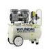 Hyundai 24 Litre Air Compressor, 5.2CFM/100psi, Silenced, Oil Free, Direct Drive 1hp | HY7524 | 2 Year Platinum Warranty