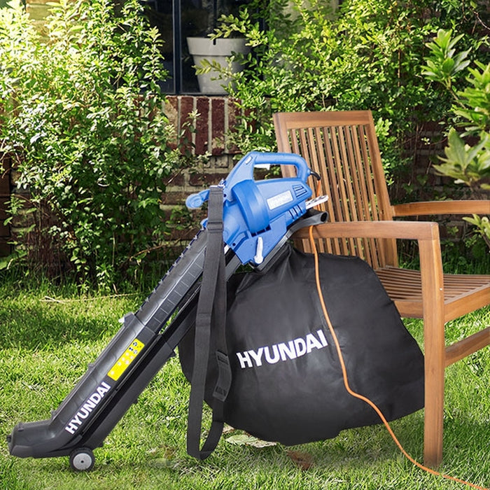 Hyundai 3-in-1 Electric Garden Vacuum, Leaf Blower and Mulcher | HYBV3000E | 3 Year Warranty