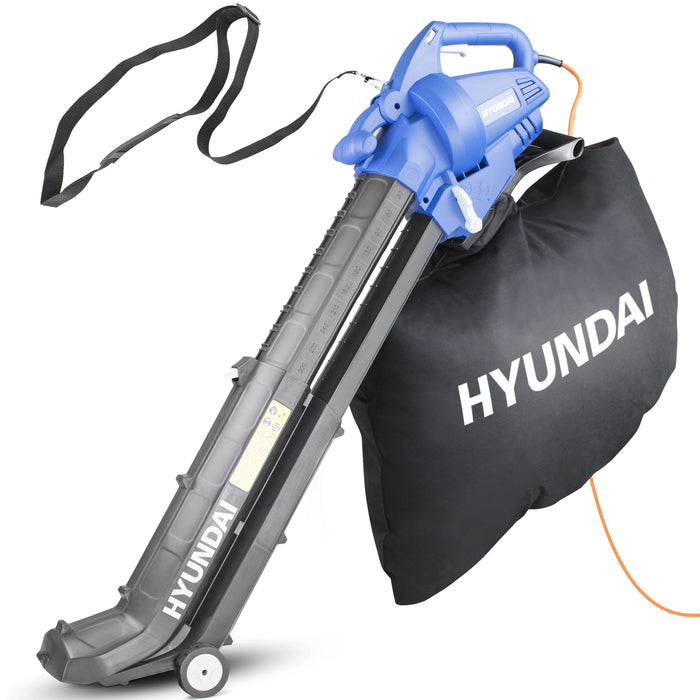 Hyundai 3-in-1 Electric Garden Vacuum, Leaf Blower and Mulcher | HYBV3000E | 3 Year Warranty