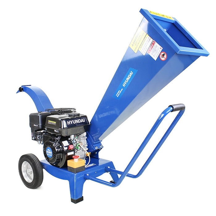 Hyundai 212cc 60mm Petrol 4-Stroke Garden Wood Chipper Shredder | HYCH6560