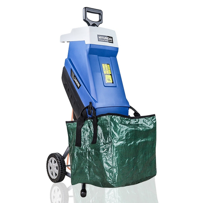 Hyundai Electric Garden Shredder, 2400w / 2.4kW, 230v | HYCH2400E | 2 Year Hyundai warranty