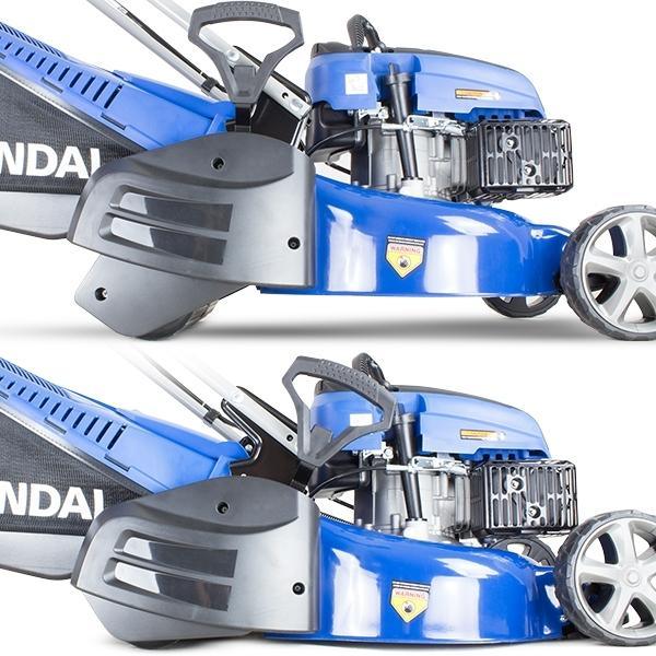 Hyundai Self-Propelled Petrol Roller Lawnmower | Hyundai 17"/43cm 139cc | 3 Year Platinum Warranty