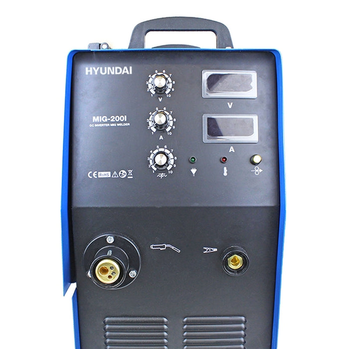 Hyundai 200 Amp MIG Welder, 230V Single Phase, Pro series | HYMIG-200I | 2 Year Warranty