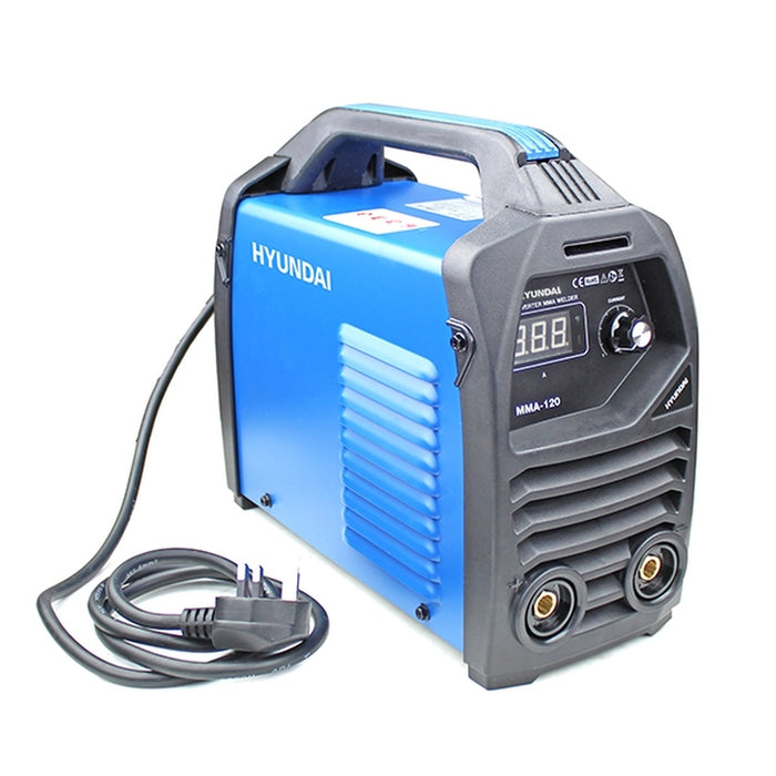 Hyundai 120Amp MMA/ARC Inverter Welder, 230V Single Phase | HYMMA-120 | 2 Year Warranty