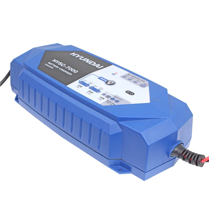 Hyundai SMART 24v and 12v Battery Charger | HYSC7000 | 1 Year Warranty