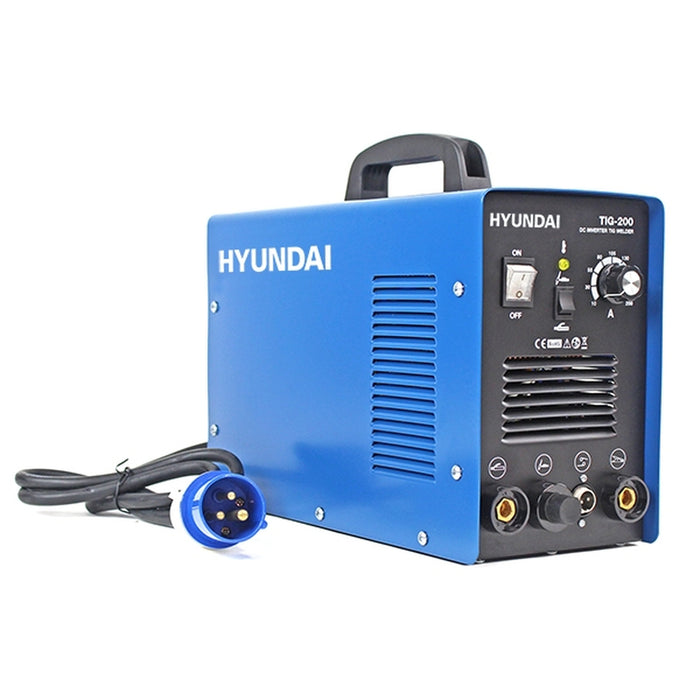 Hyundai 200Amp TIG/MMA/ARC Inverter Welder, 230V Single Phase | HYTIG200 | 2 Year Warranty