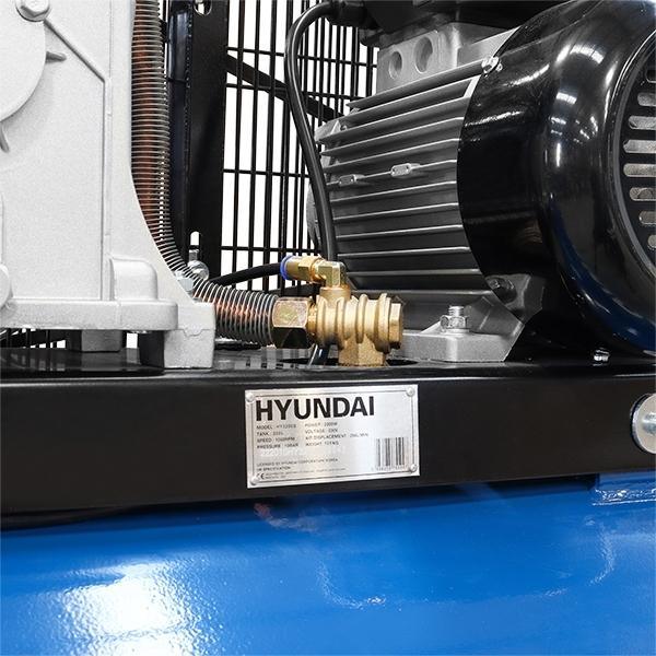 Hyundai Air Compressor Electric 3hp | Hyundai 200 Litre 14CFM/145psi | 2 Year Platinum Warranty